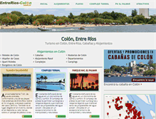 Tablet Screenshot of entrerios-colon.com.ar
